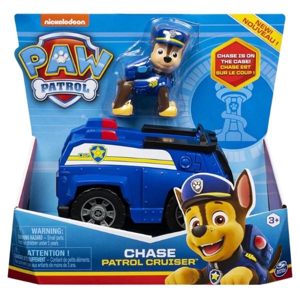 PAW PATROL – Chase Patrol Cruiser Vehicle Including 1 x Chase Figure