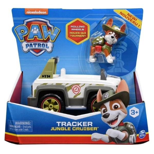 PAW PATROL – Tracker Jungle Cruiser Including 1 x Tracker Toy Figure