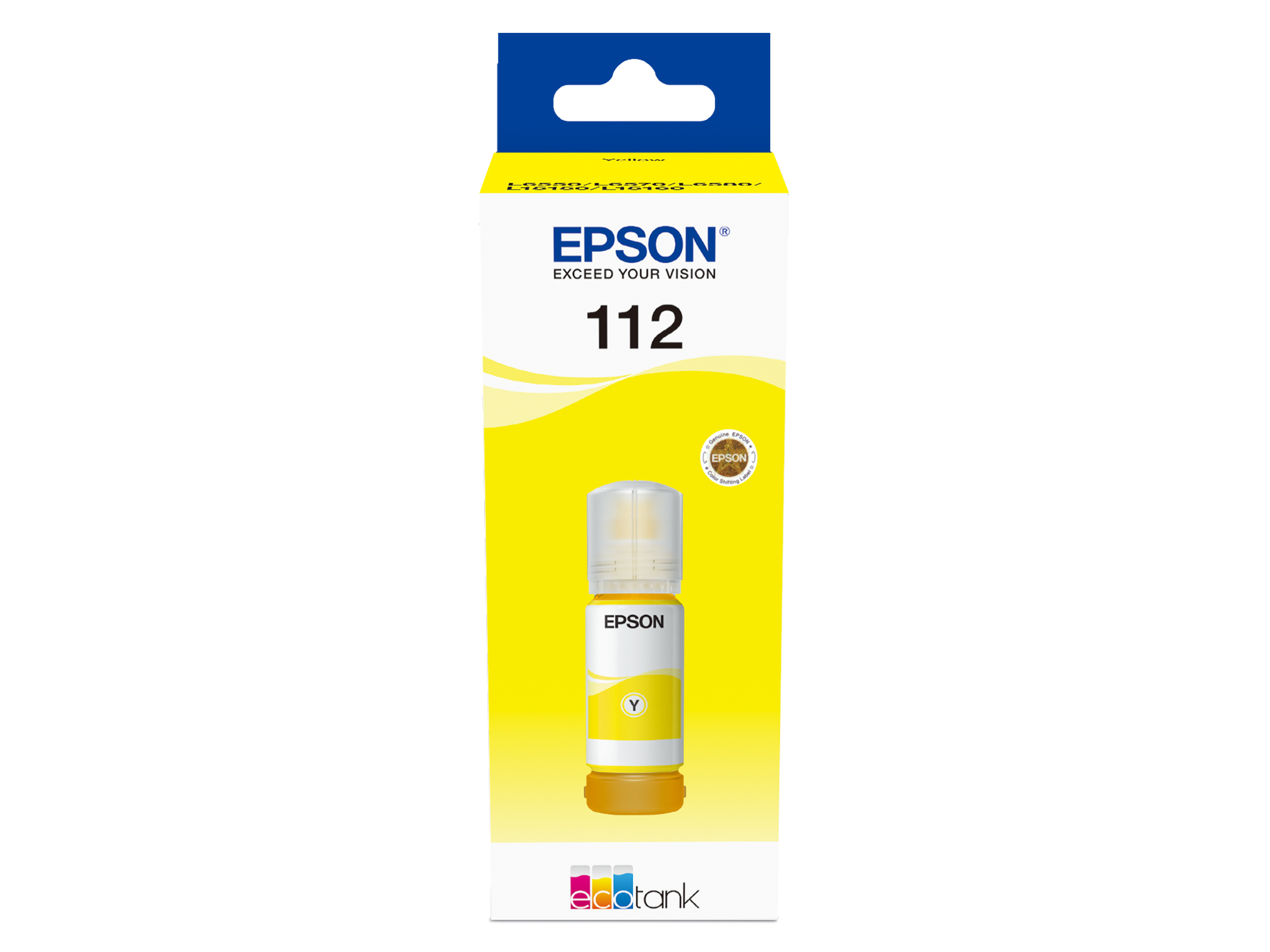 Epson 112 EcoTank Pigment Yellow Ink Bottle