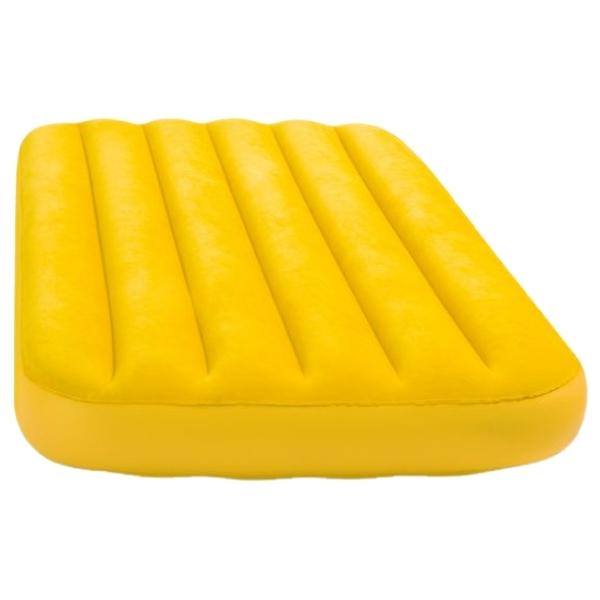 Intex – Cozy Kids Airbed 88cm x 1.57m x 18cm – (Air Pump Not Included) – Yellow