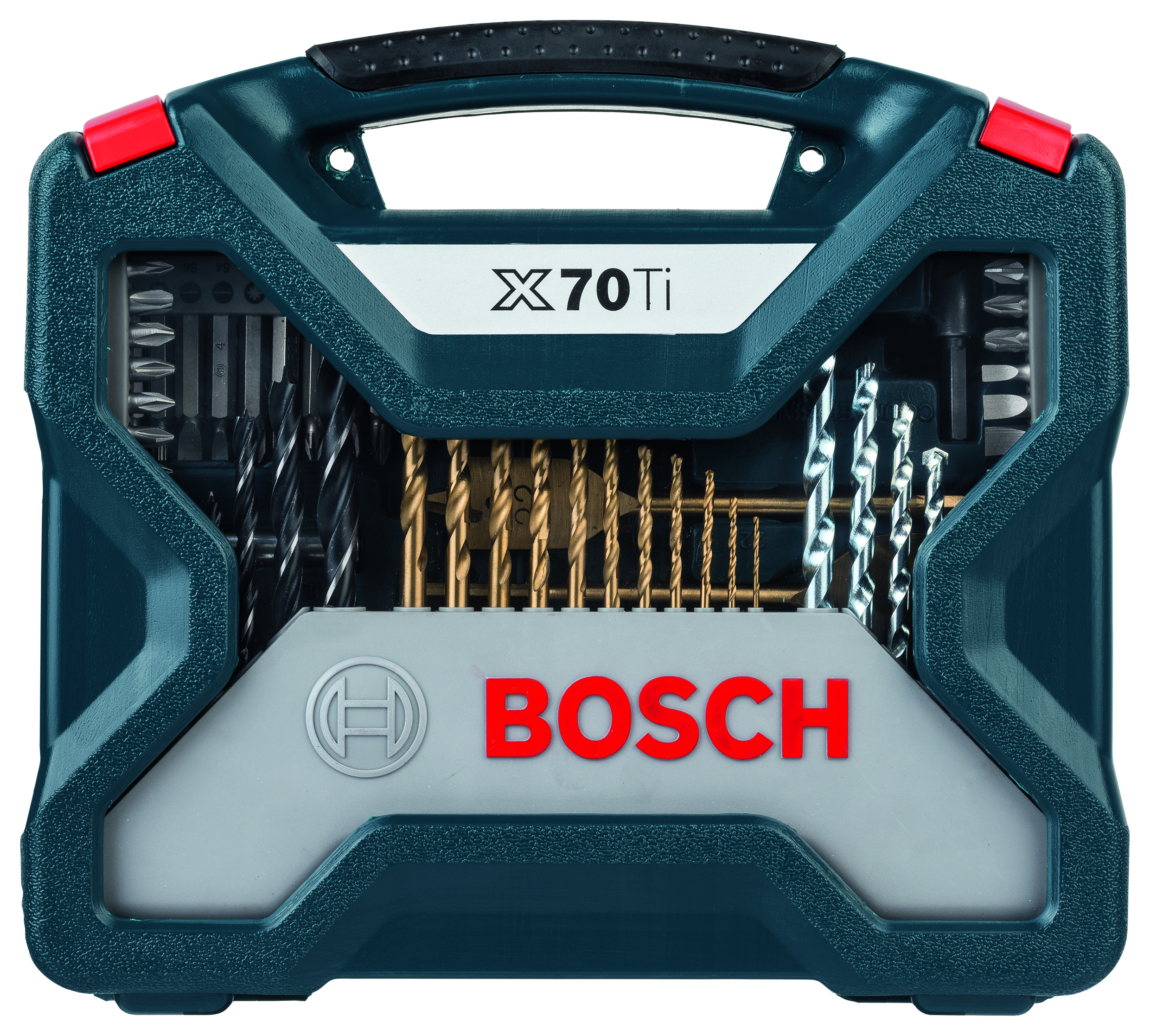 70 Piece X-Line Drill Bit & Screwdriver Bit blue set