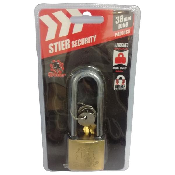 Stier – Padlock with 3 x Keys – 38mm