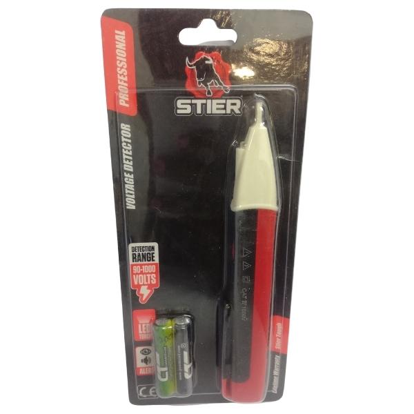 Stier – Voltage Detector Including 2 x AAA 1.5V Batteries