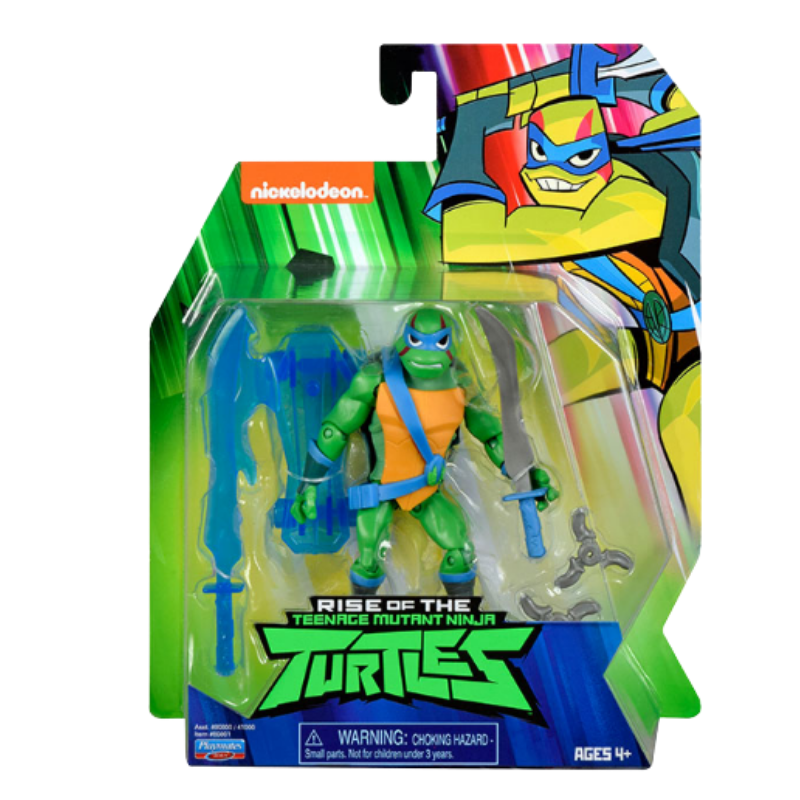 Rise of the Teenage Mutant Ninja Turtles Basic Figures – Blue