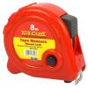 Tork Craft – Tape Measure In A Plastic Casing – Manual Lock – 8m Tork Craft – Tape Measure In A Plastic Casing – Manual Lock – 8m