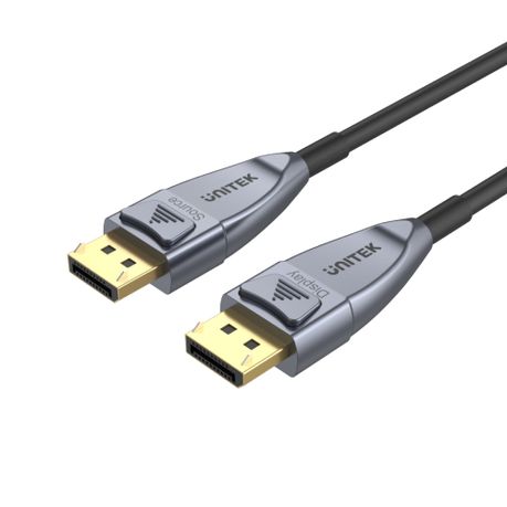 8K Fiber Optic DisplayPort 1.4 Cable (8K @60Hz, 4K 144Hz, 1440p @240Hz) – 10 m