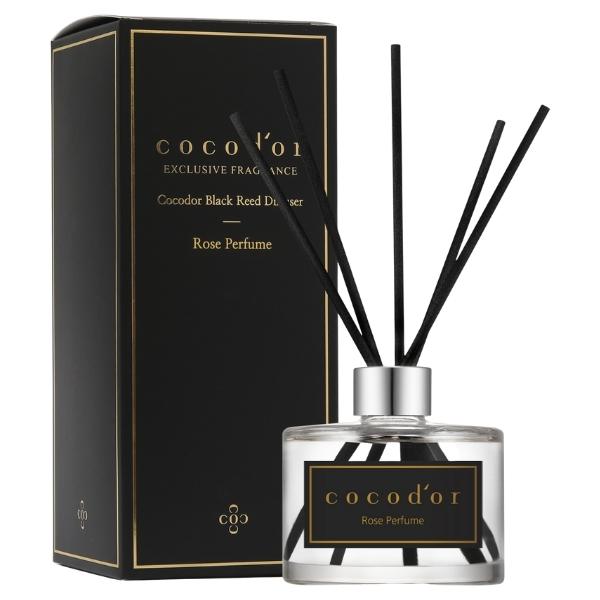 Cocod’or – Black Reed Diffuser – Rose Perfume (200ml)