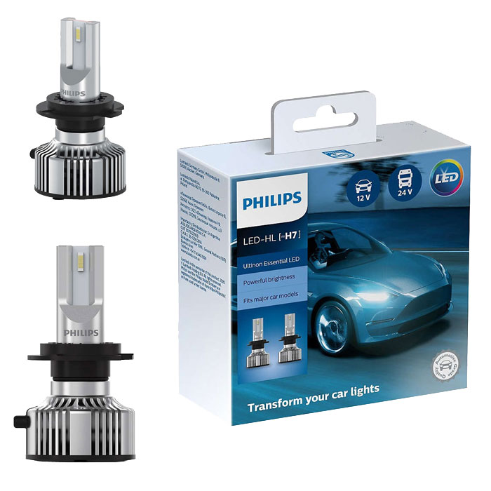 Philips Ultinon Essential LED H7 Headlight Bulb Kit