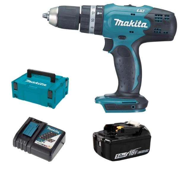 Makita – Cordless Impact Drill, Charger & 5Ah Generic Replacement Battery