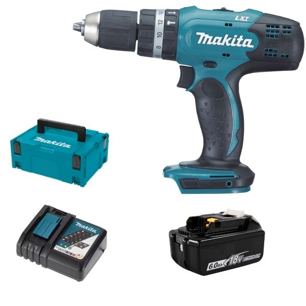 Makita – Cordless Impact Drill, Charger & 6Ah Generic Replacement Battery