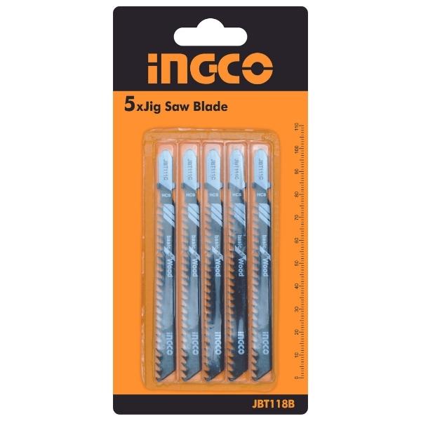 INGCO – Jig Saw Blades T HSS for Metal – 5 Piece