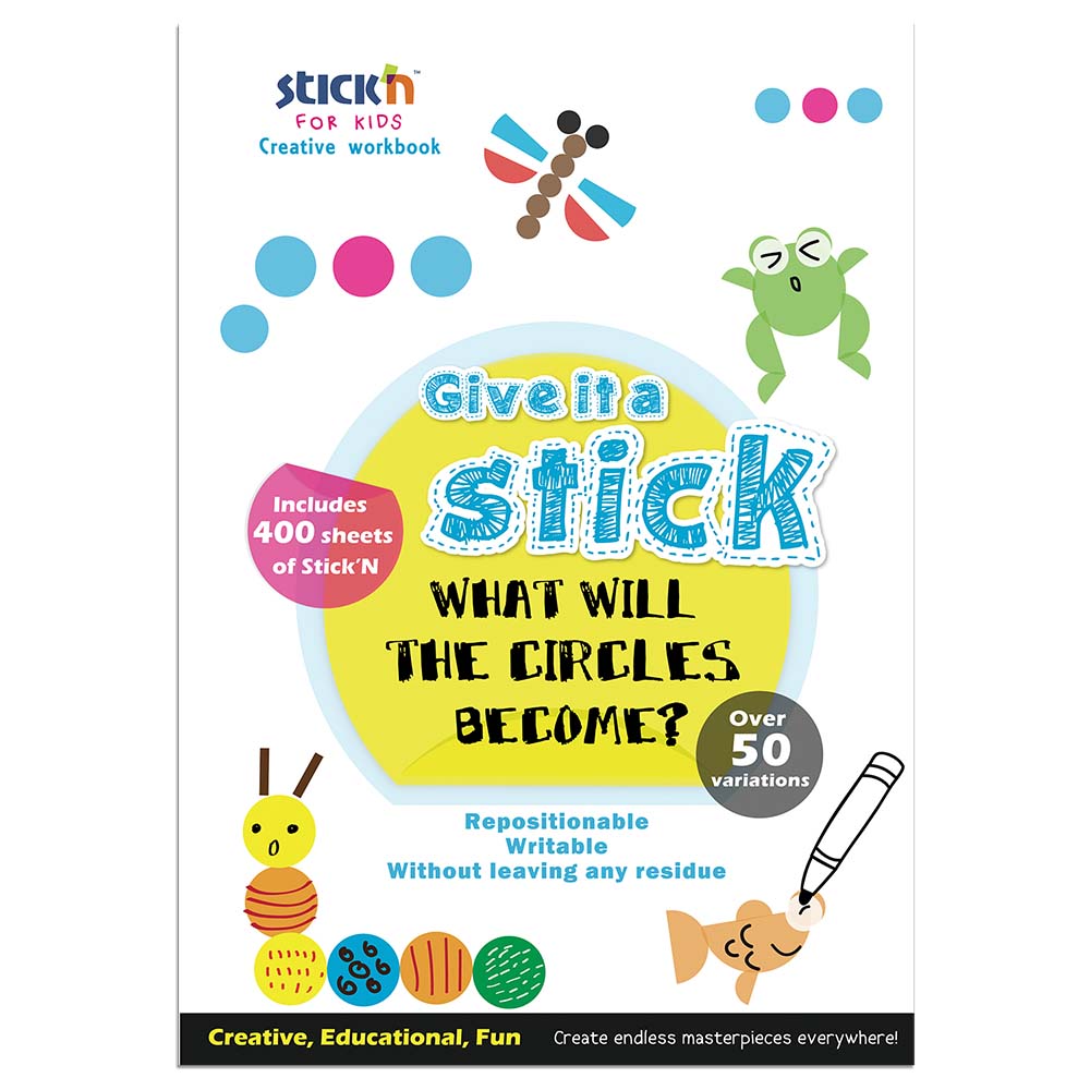 Stick`n Creative Activity Sticker Book For Children – Circles