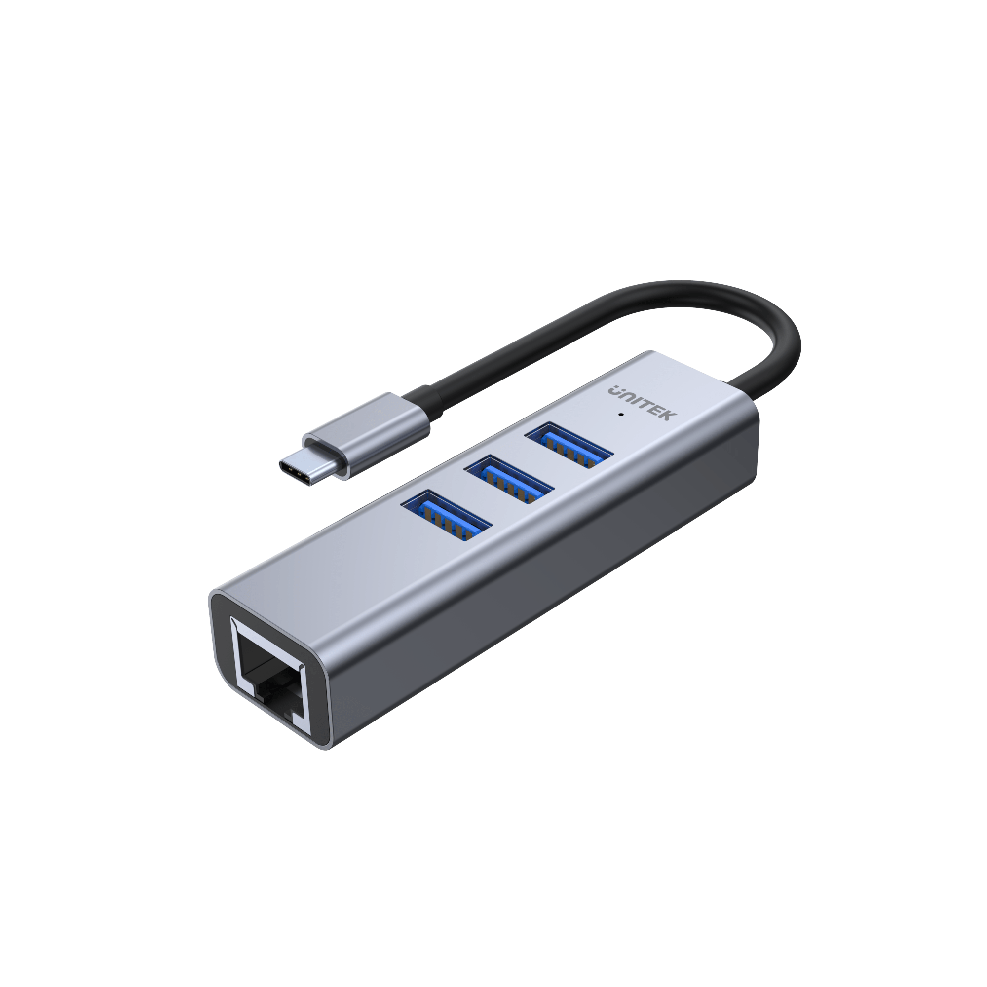 UNITEK uHUB Q4+ 4-in-1 USB-C Ethernet Hub