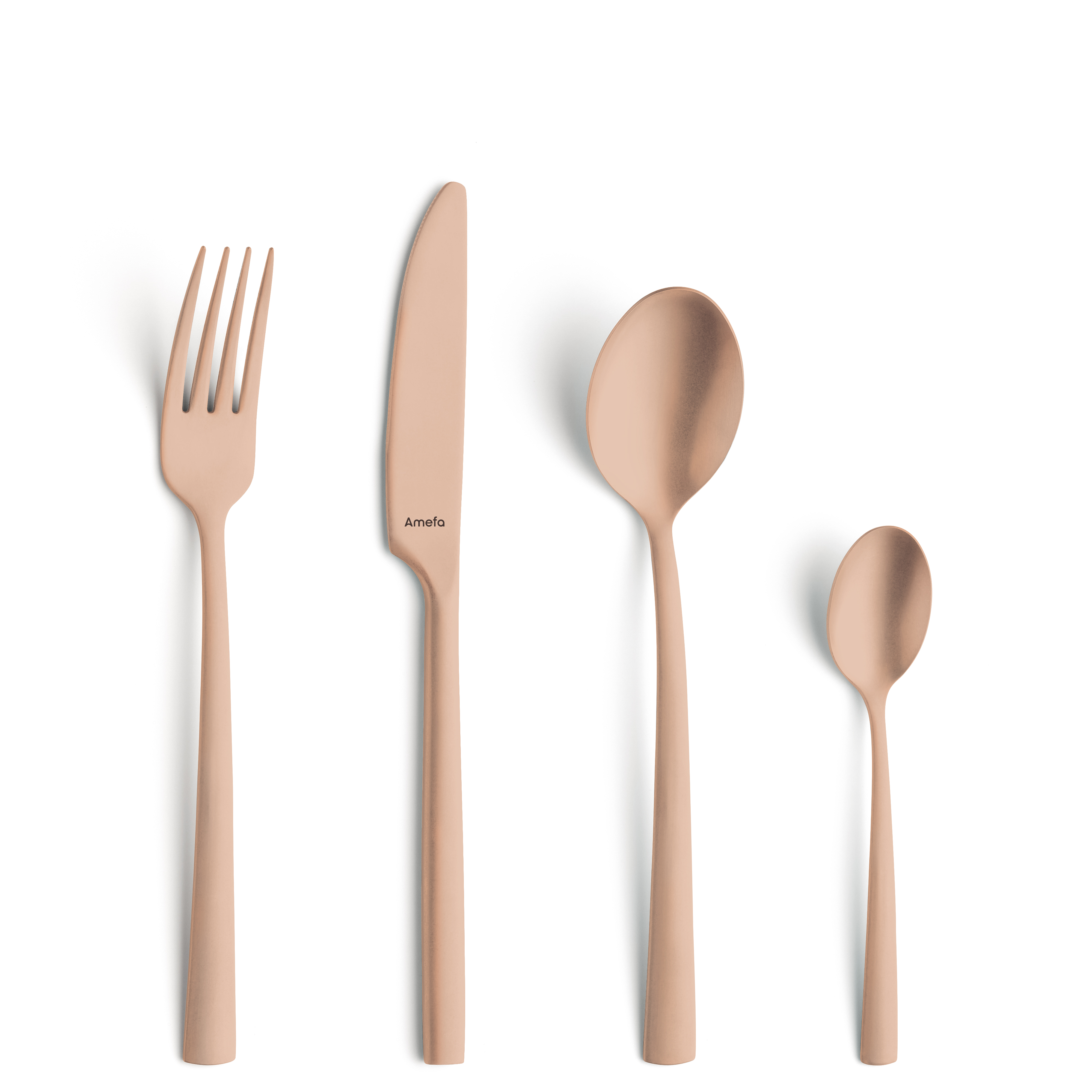 Amefa Manille 16 Piece Copper Cutlery Set