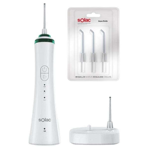 Solac – Electric Water Flosser Kit and 3 x Water Flosser Nozzles