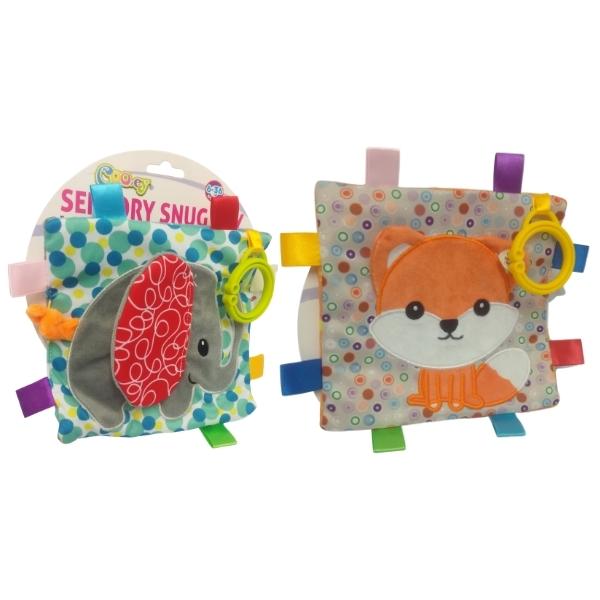Source Direct – Sensory Snug Toys Combo – Cat and Elephant