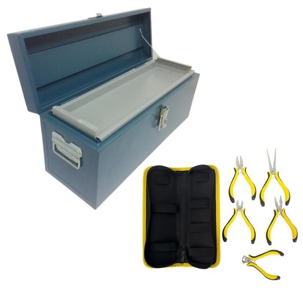 GEDORE – Tool Trunk 58cm x 20cm x 25cm with 5 Piece Mini Plier Set