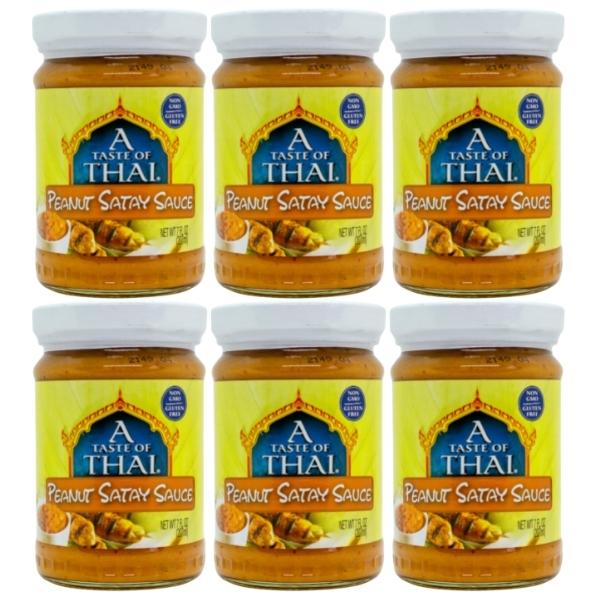 A Taste of Thai – Peanut Satay Sauce 207ml – Pack of 6