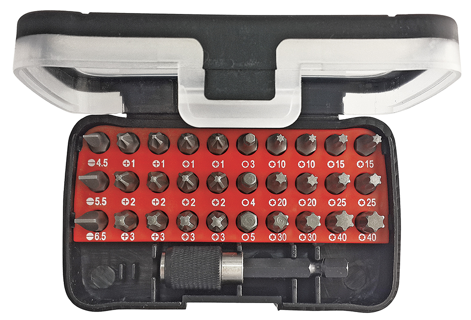 Gedore Red 32 Piece Bit Box Set 1/4″