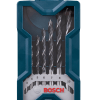 Bosch 7 Piece Mini-X-Blue Line Wood Drill Bit Set (3-10mm) Bosch 7 Piece Mini-X-Blue Line Wood Drill Bit Set (3-10mm)
