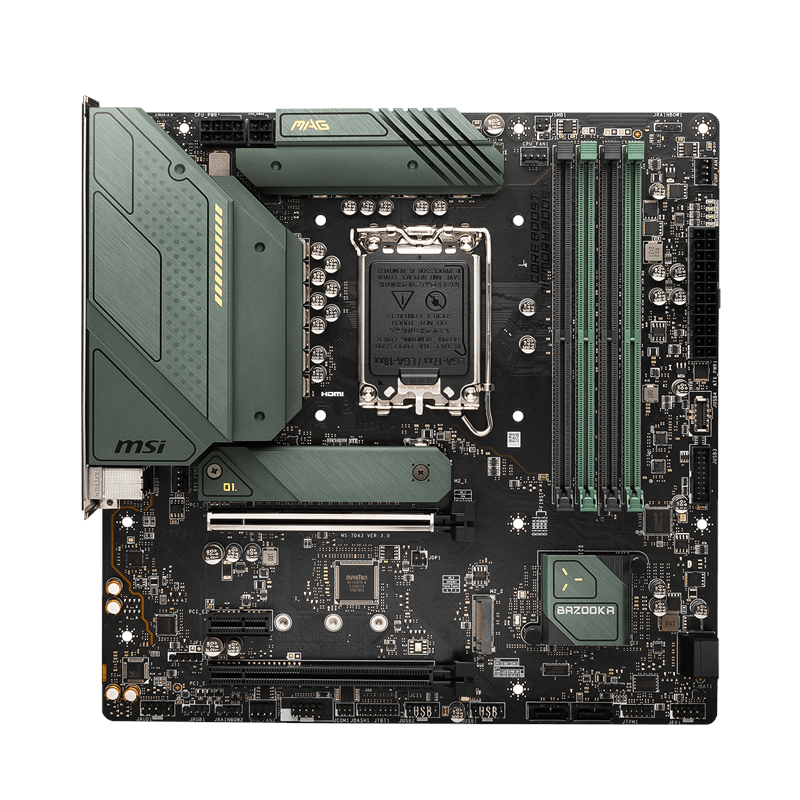 MSI MAG B660M BAZOOKA Intel 1700 Micro-ATX Motherboard