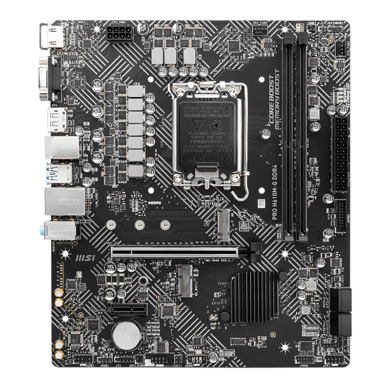 MSI PRO H610M-G DDR4 Intel 1700 Micro-ATX Motherboard