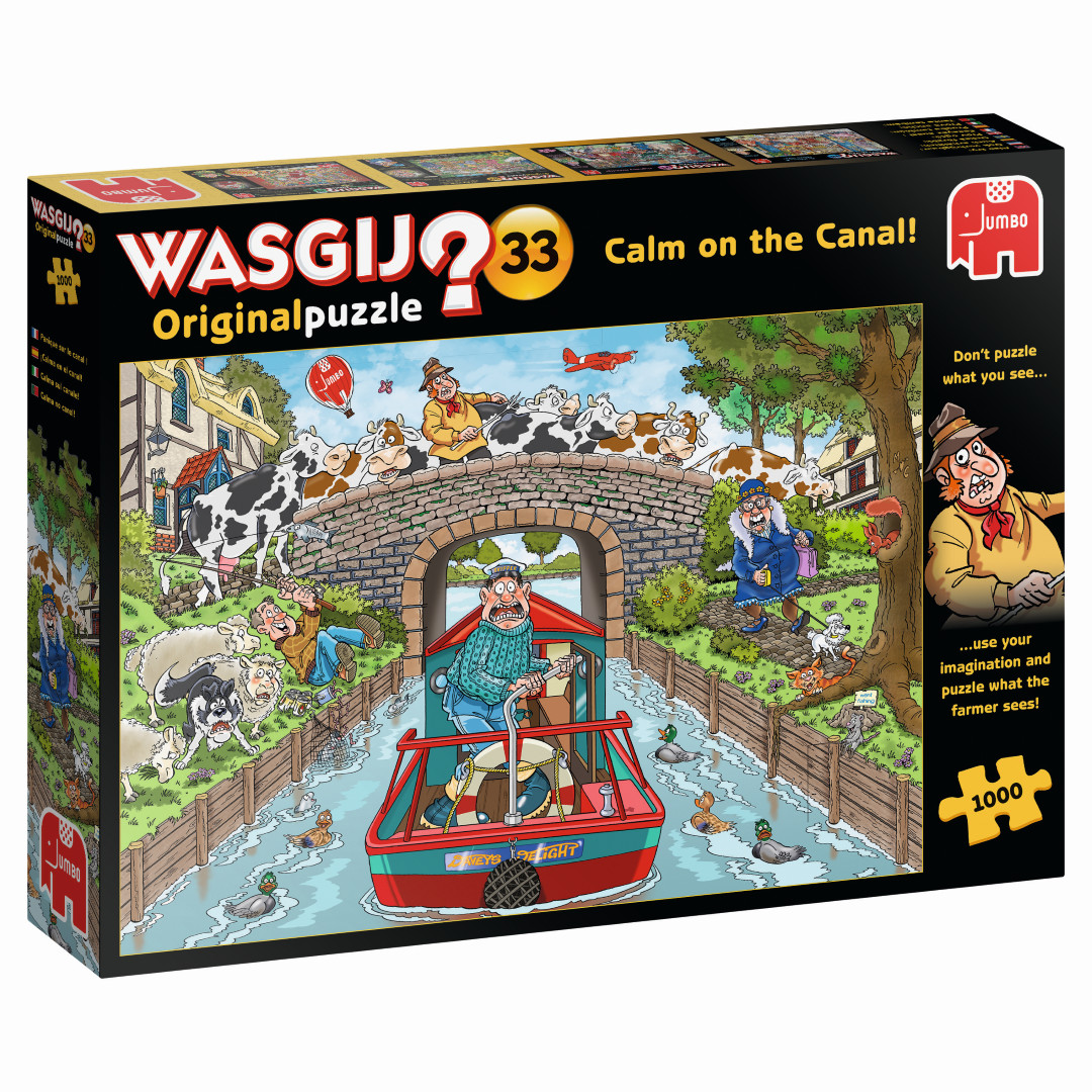 Jumbo Wasgij Original 33 – Calm On The Canal – 1000 Pieces