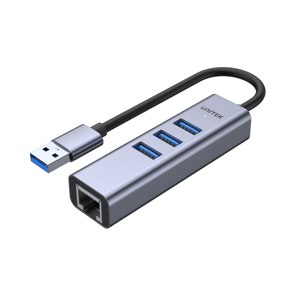 uHUB Q4 4-in-1 USB Ethernet Hub