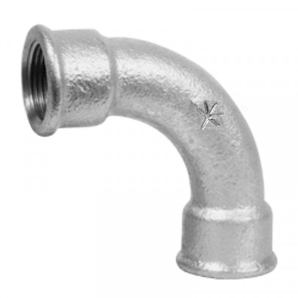 Bulk Pack 10 x K-Brand Bend Galv F/F 90Deg 15mm