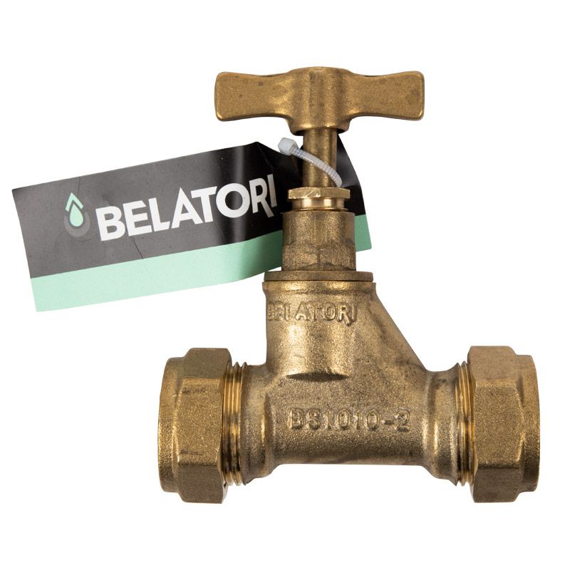Belatori Tap Stop Brass 15x15mm
