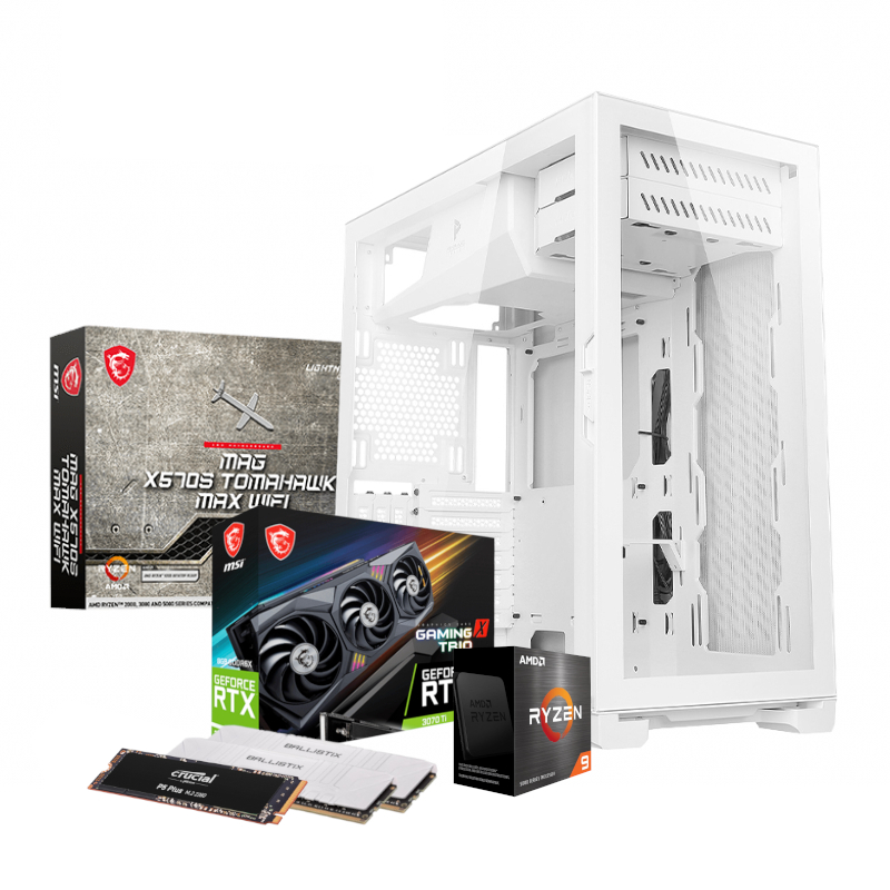 PCBuilder AMD Ryzen 9 5900X TACTICIAN Windows 11 Antec Gaming PC