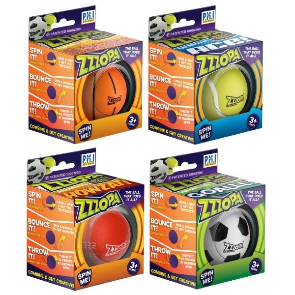 Zzzopa – Balls / Fidget Spinner Meets Balls Assorted – 4 Piece