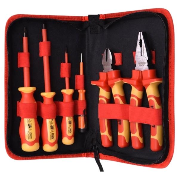 Harden – Insulated Plier Screwdriver Tester Tools Set – 6 Piece