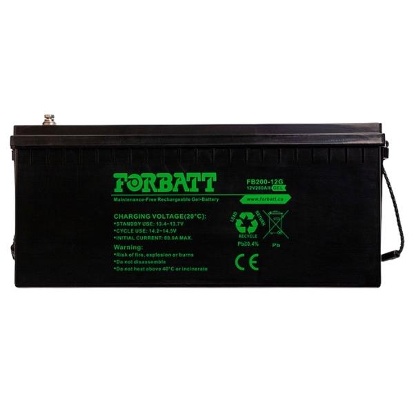 Forbatt – Sealed Gel Rechargeable Battery12V 200Ah