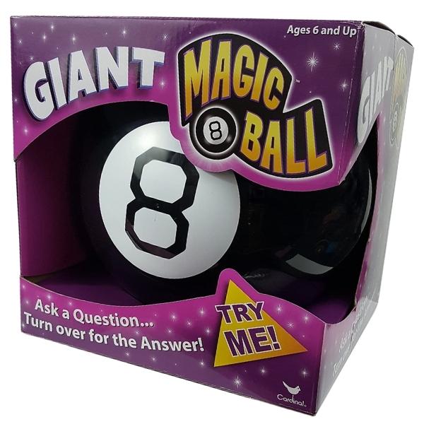 Giant Magic Ball / Cardinal Games Giant Magic 8 Ball – Ages 6 and Up