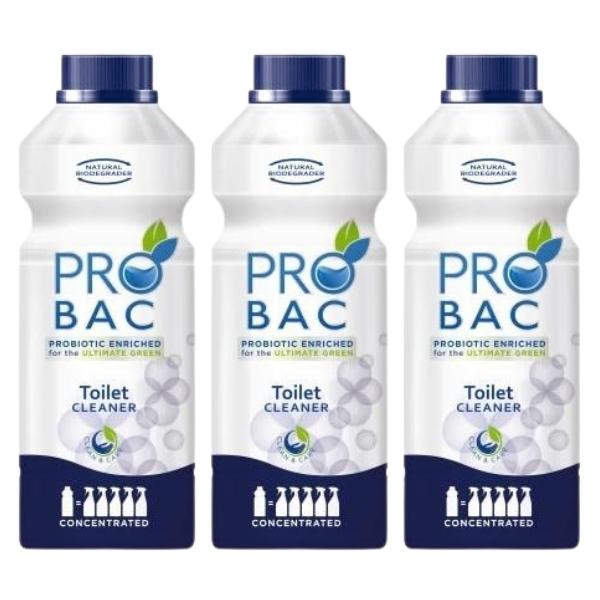 Probac – Toilet Cleaner 1L – Concentrated – Pack of 3