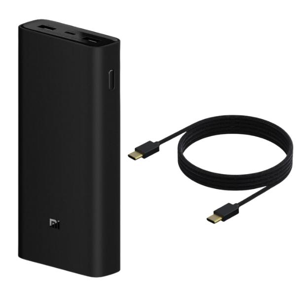 Xiaomi – Power Bank 50W 20000mAh and Premium Data & Type-C Charge Cable