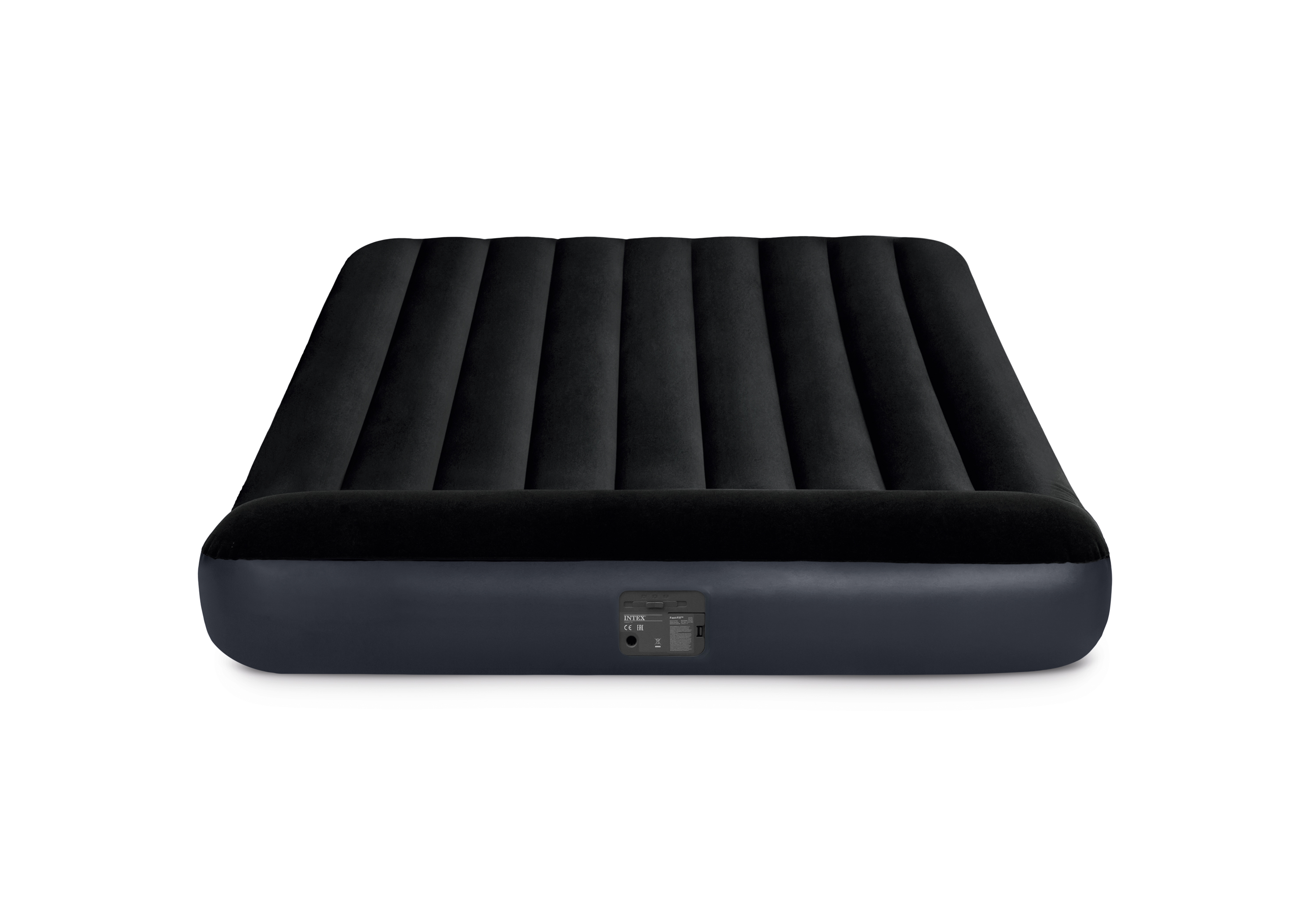 Intex Queen Pillow Rest Classic Airbed W/ Fiber-Tech Bip