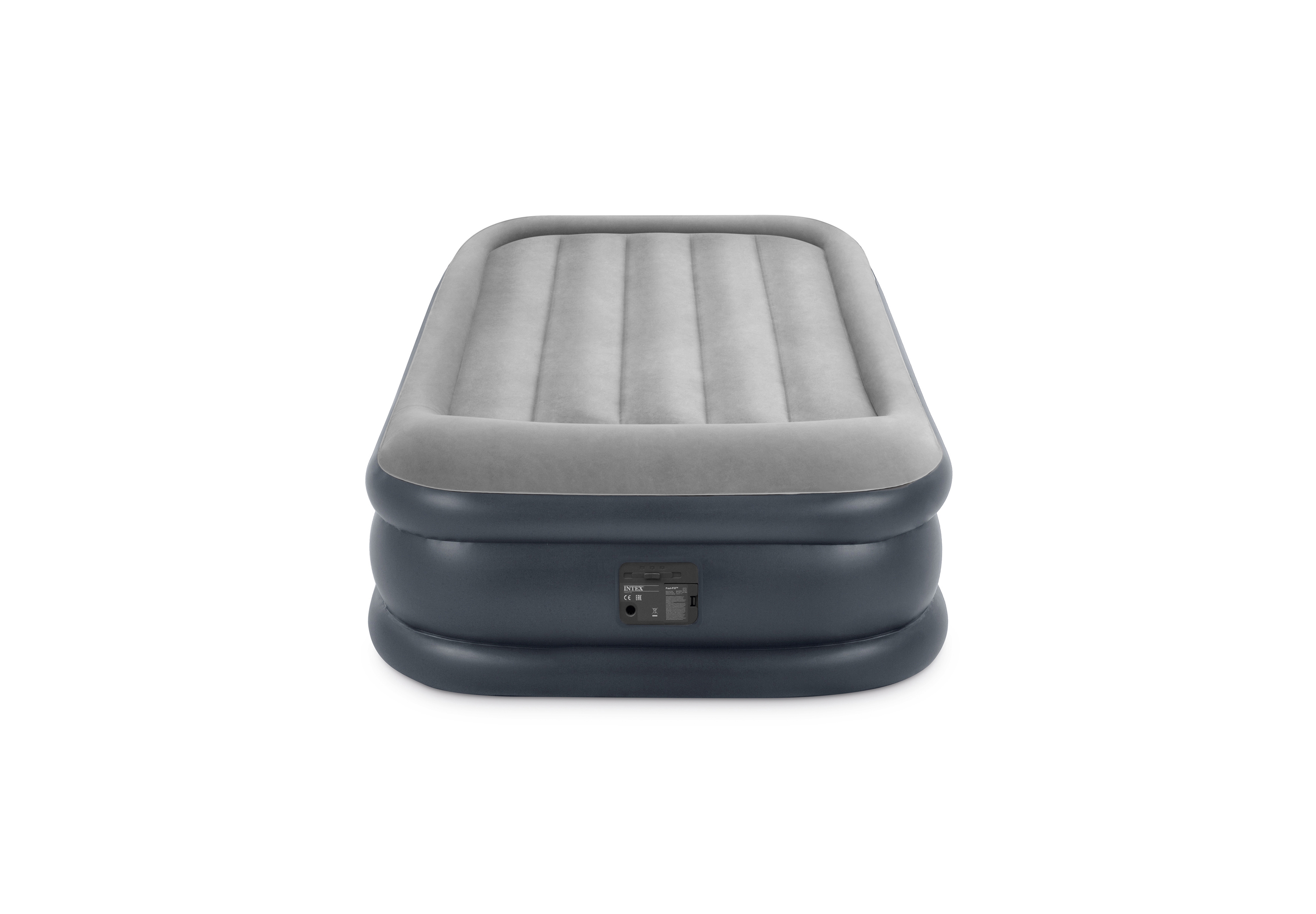 Intex Twin Deluxe Pillow Rest Airbed W/Fiber-Tech Bip
