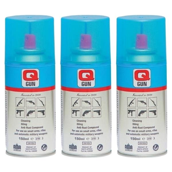 Q-Gun – Gun Lubricant 150ml – Pack of 3