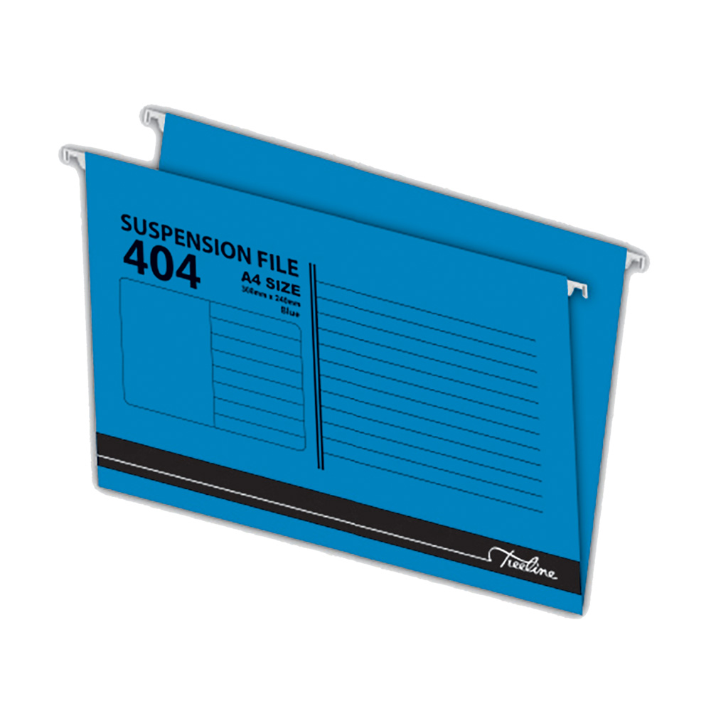 Treeline A4 Suspension File Dark Blue 404 – Box of 25