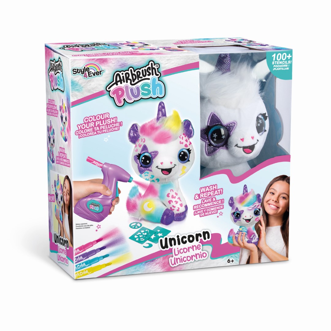 Style 4 Ever Airbrush Plush – Unicorn