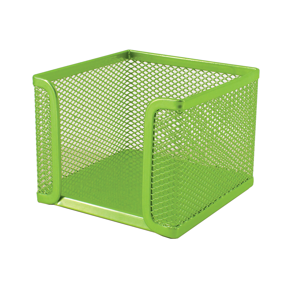 SDS: M400 Wire Mesh Metal Cube Holder Green