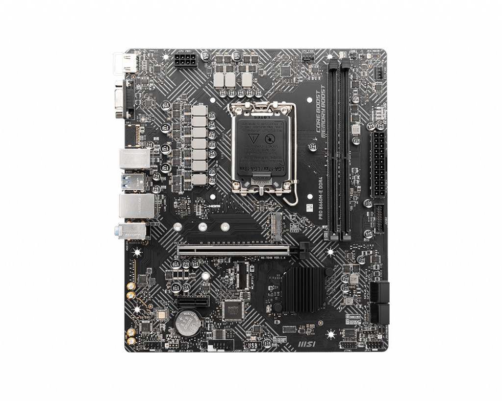 MSI PRO B660M-E DDR4 Intel LGA1700 mATX Motherboard