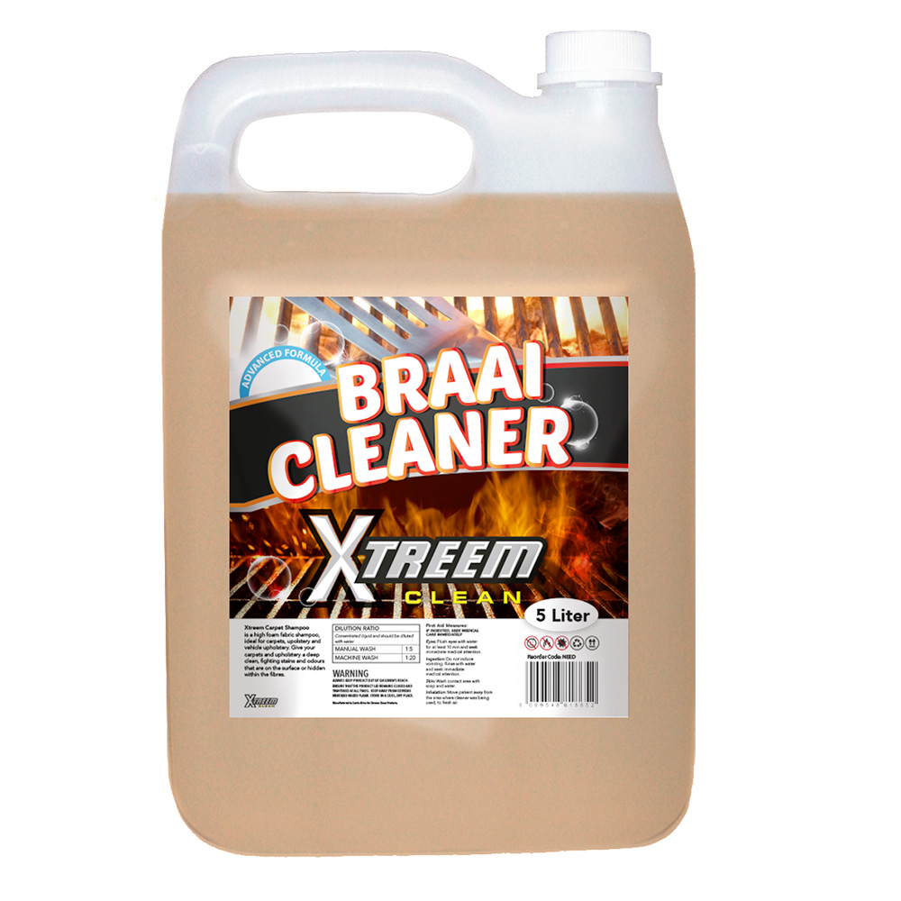 Xtreem Clean Braai Cleaner 5 Litre – Advanced Formula