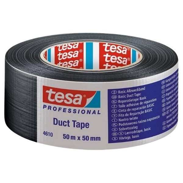 Tesa – Duct Tape 50mm x 50m – Black