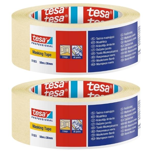 Tesa – Masking Tape 38mm x 50m – Pack of 2