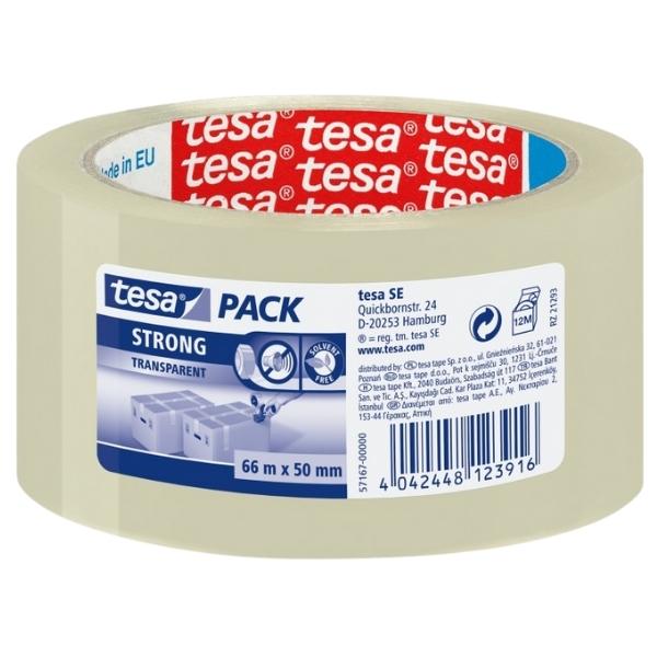 Tesa – Clear Tape / Packaging Clear Tape 50mm x 66m