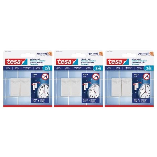Tesa – Adhesive Nail 2 x 2Kg – Pack of 3 (2 Piece Per Pack)