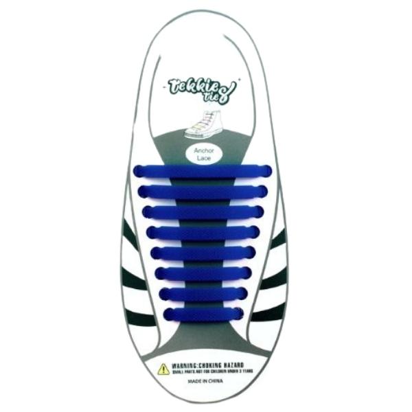 Tekkie Ties Shoe Laces For Adults – Unisex – Blue